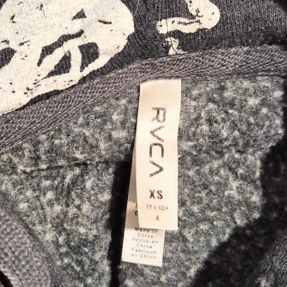 RVCA x Sage Vaughn ANP Floral‎ Graphic Cropped Hoodie - Size XS - Picture 5 of 7